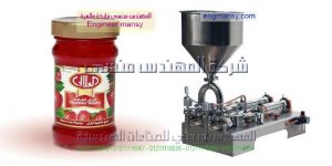 ماكينة تعبئة و تغليف سوائل و سوائل لزجه كتشب جل