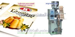 ماكينة تعبئة وتغليف اكياس الجلى بجميع انواعها من شركة ام توباك