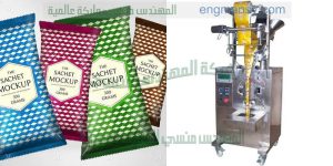 مكائن تعبئه الفانليا و كريمه التورته فى اكياس