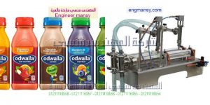 اوفر ماكينة تعبئة سوائل عصائر نص اتوماتيك