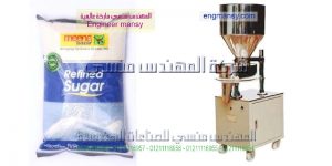 ماكينة تعبئة سكر على ورقة سلفان من شركة ام تو باك