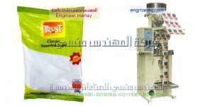 ماكينة تعبئة مواد غذائية آليه سكر و ارز وجميع الحبوب لدى شركة ام تو باك