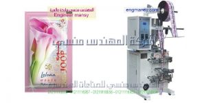 ماكينة تعبئة جل الشعر في أكياس ات لحام رباعي
